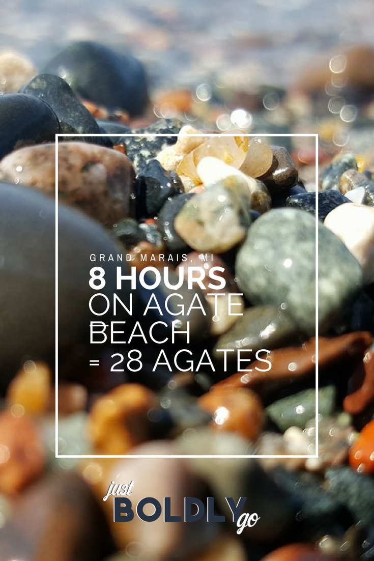 8 Hours on Agate Beach = 28 Agates